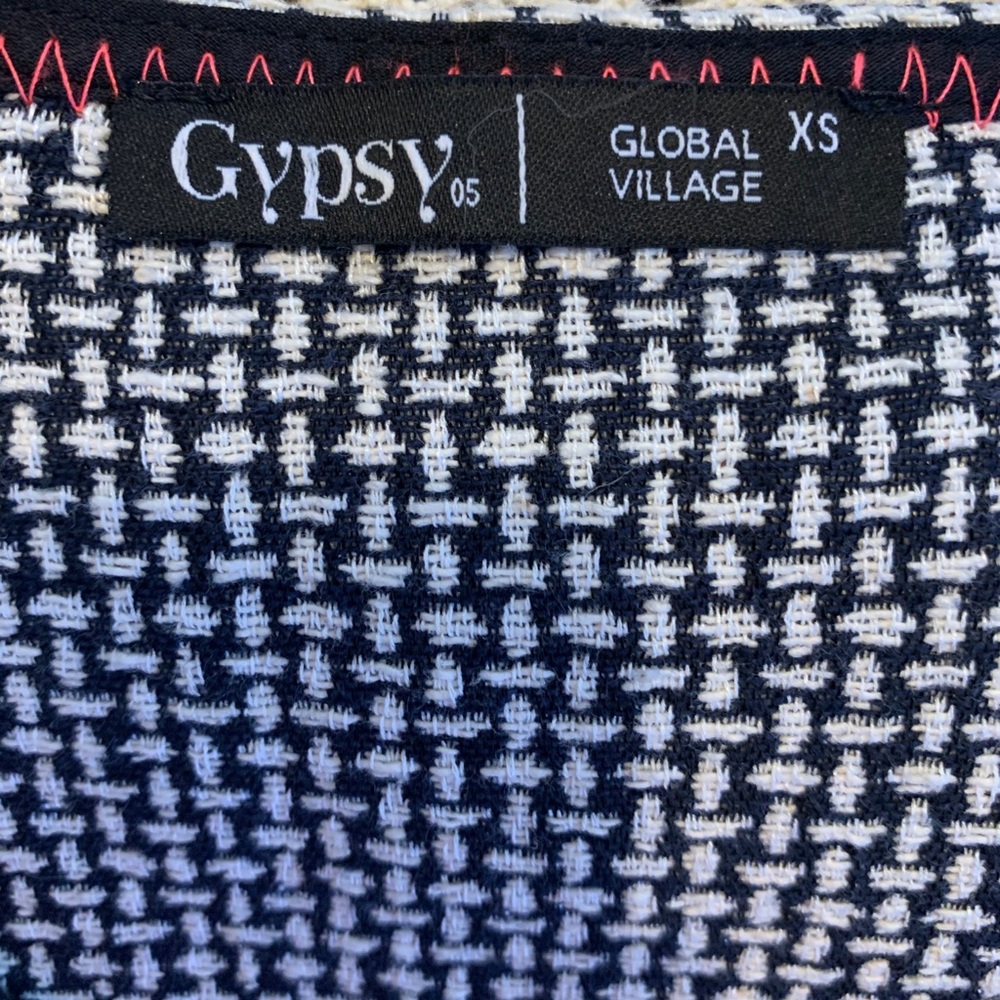 Gypsy05 | Barre Jacquard Box Blouse - Picture 9 of 9